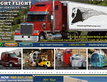 Tablet Screenshot of knightflightcargo.com